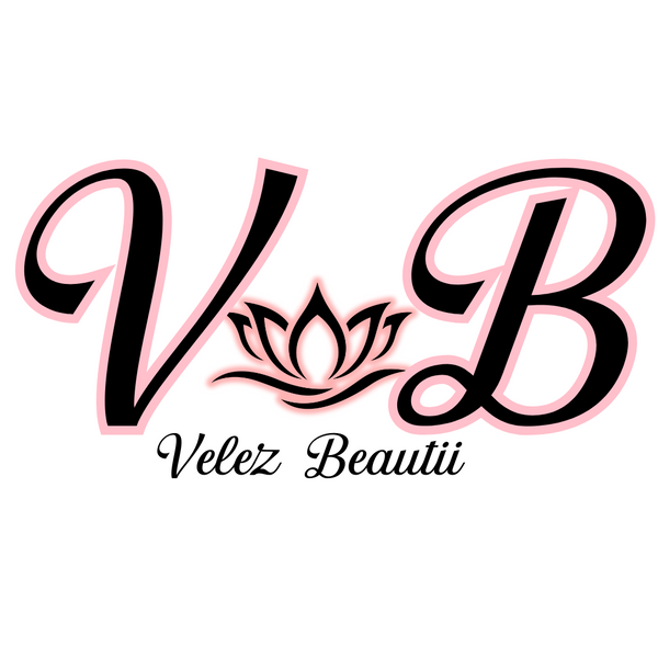 Logo with 'VB' initials and a lotus flower design on a white background