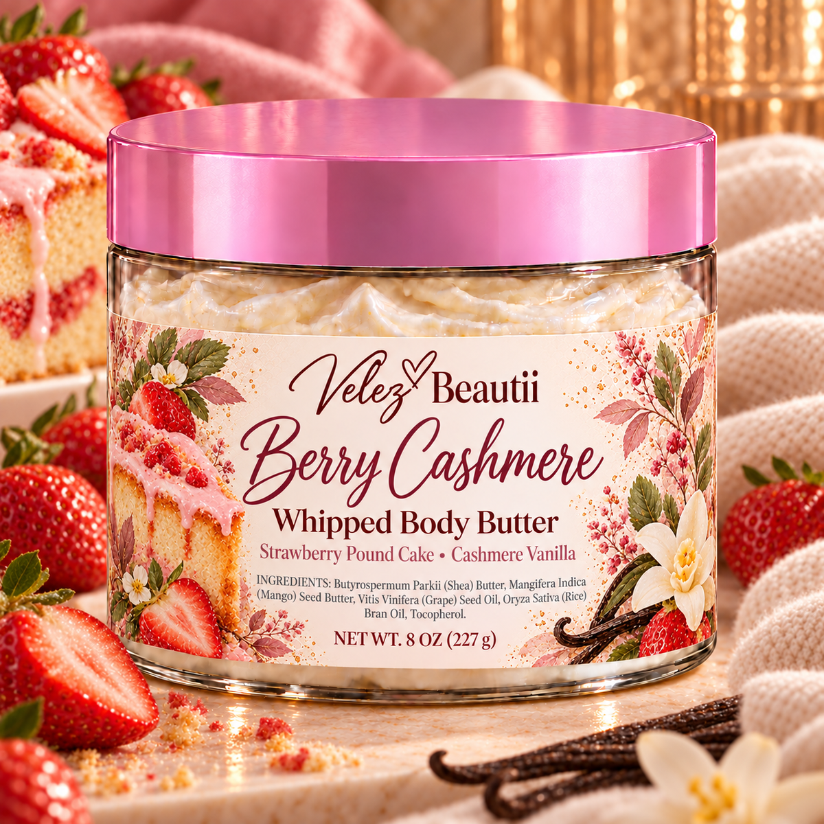 Berry Cashmere Body Butter