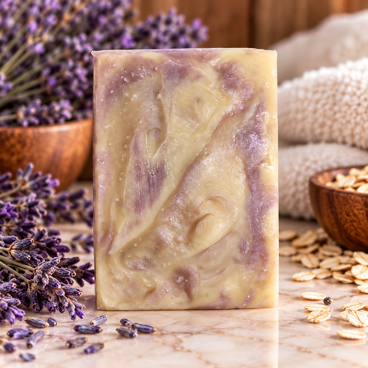 Lavender Oats Soap Bar