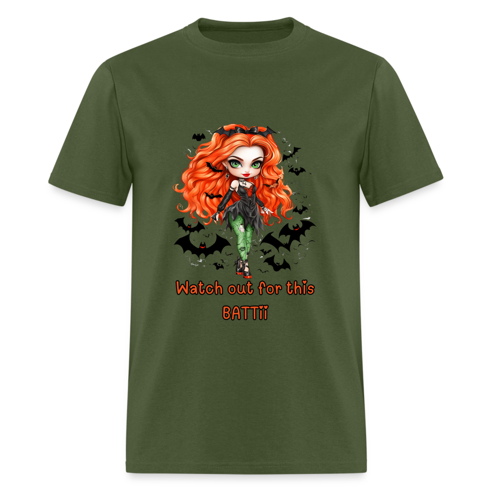 Watch out Battii shirt - military green